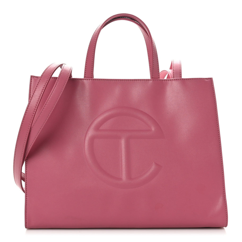 Vegan Leather Medium Shopping Bag Corned Beef