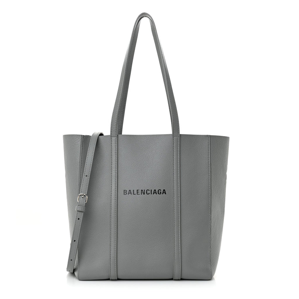 Calfskin XS Everyday Tote Balenciaga Grey Black