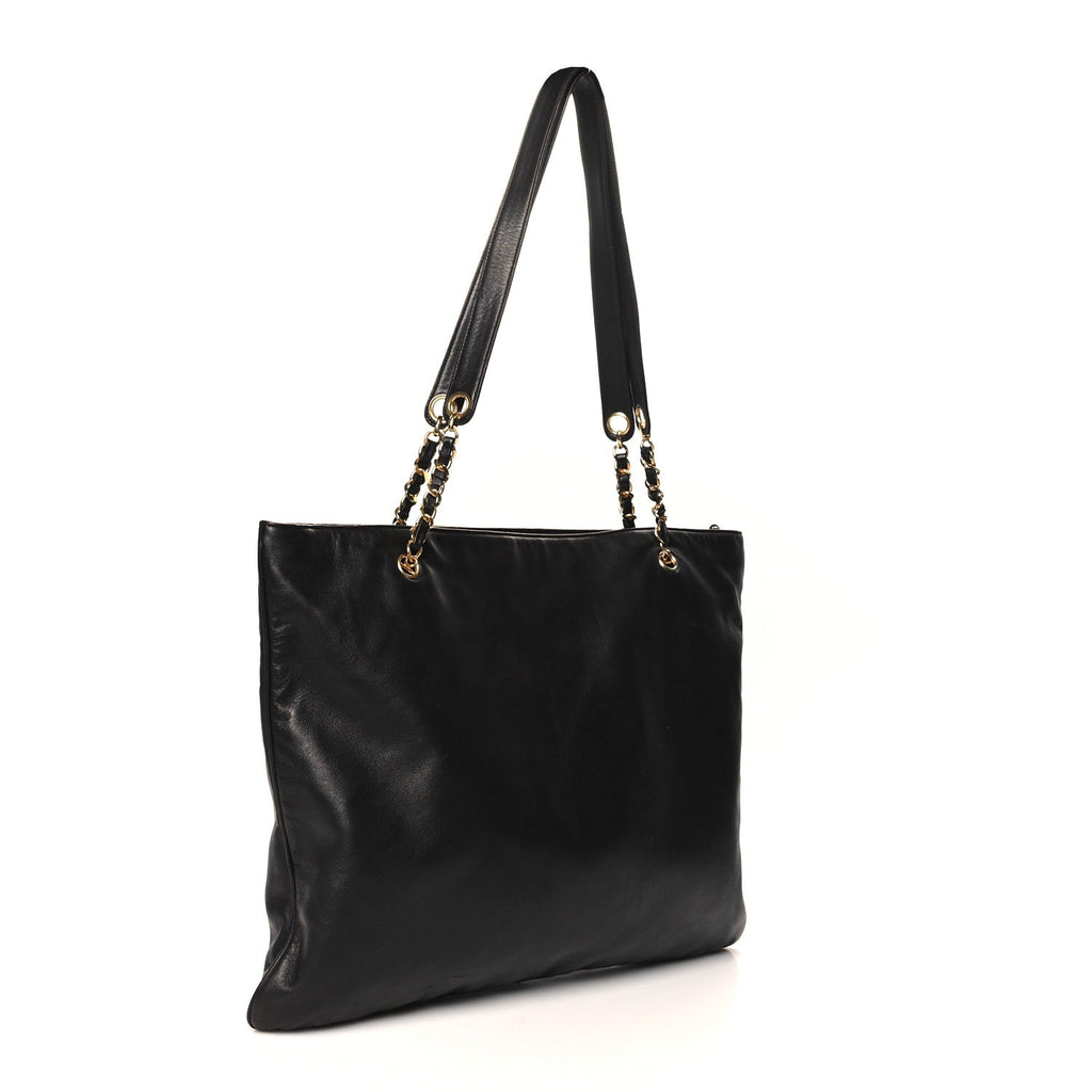 Lambskin Timeless CC Shoulder Bag Black