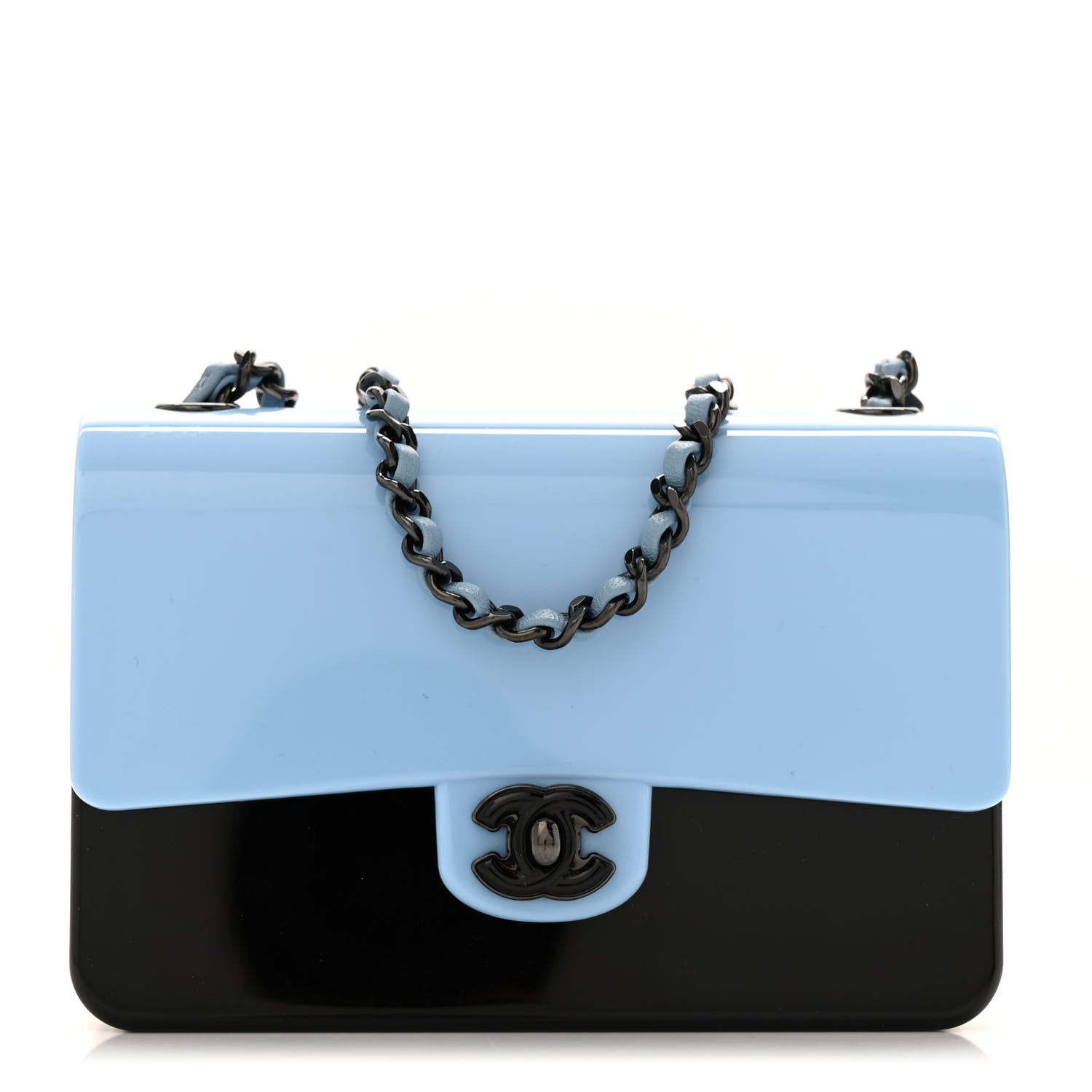 Plexiglass Plexi Coco Bag Black Blue