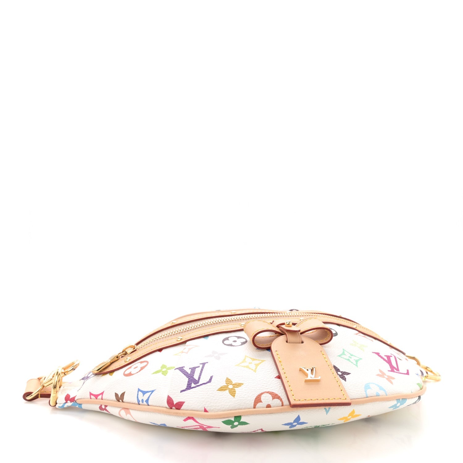 LV X TM Monogram Multicolor High Rise Bumbag White