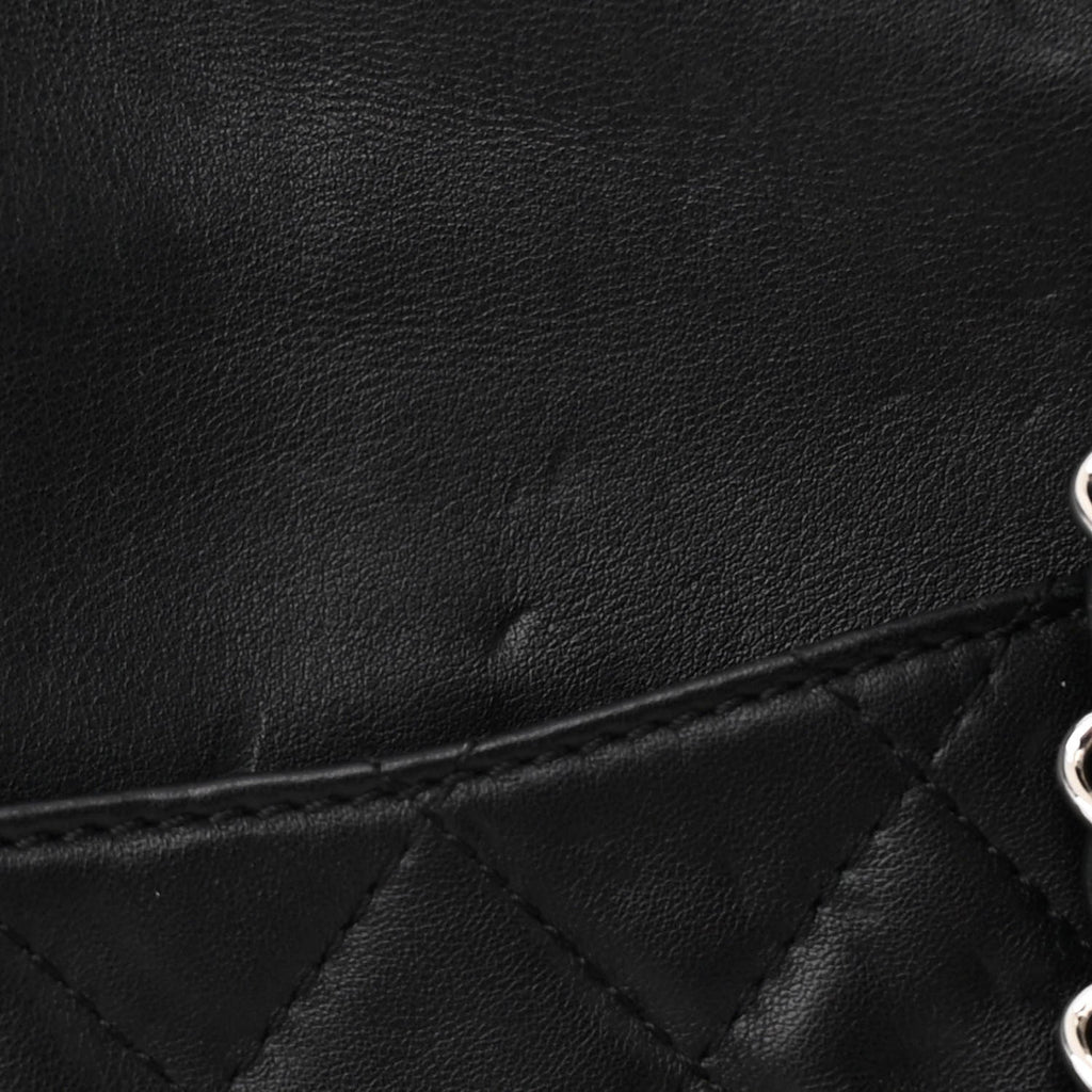 Calfskin Jumbo Tramezzo Flap Black