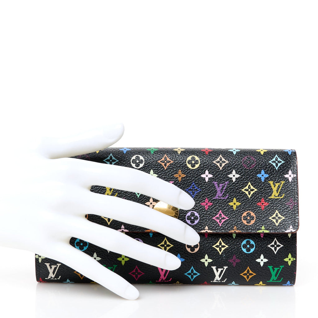Monogram Multicolor Sarah Wallet Black Grenade