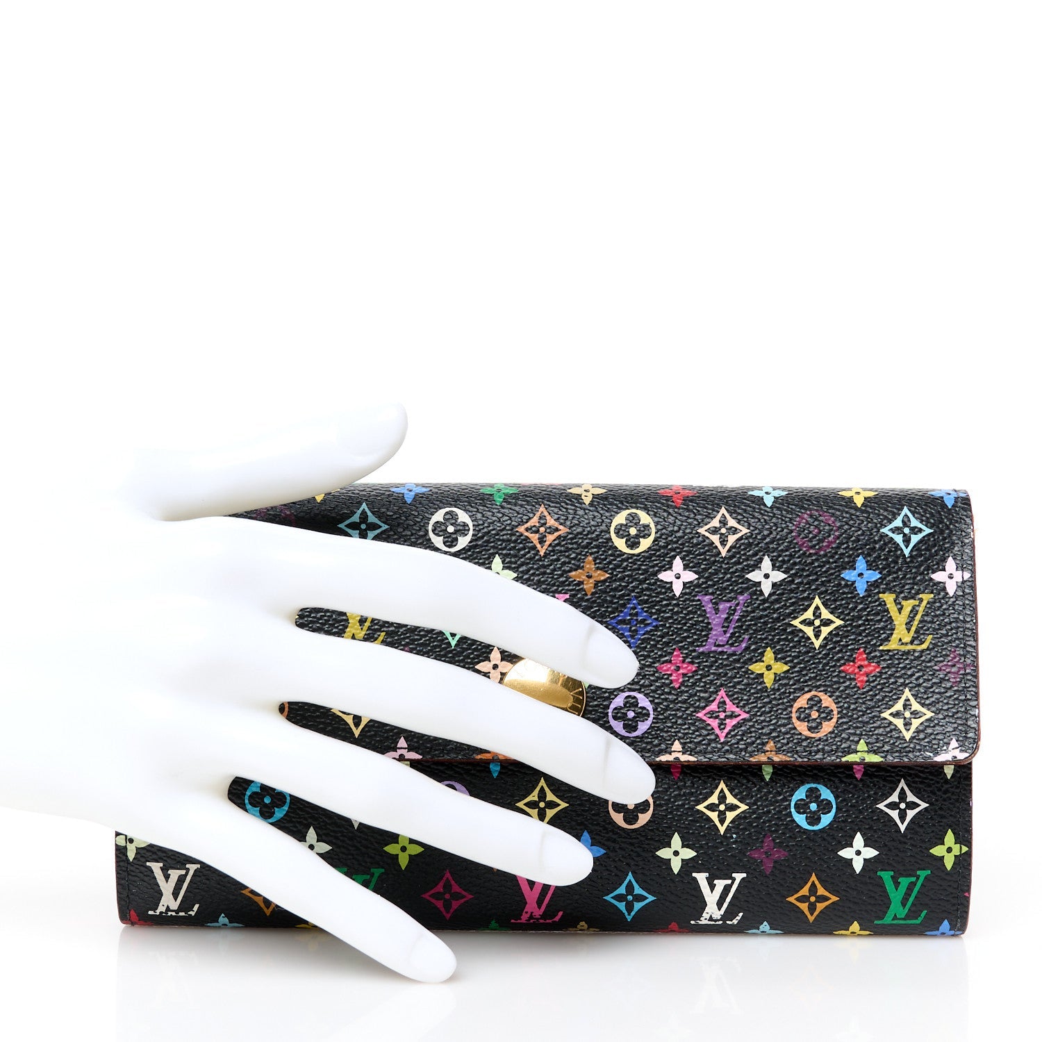 Monogram Multicolor Sarah Wallet Black Grenade