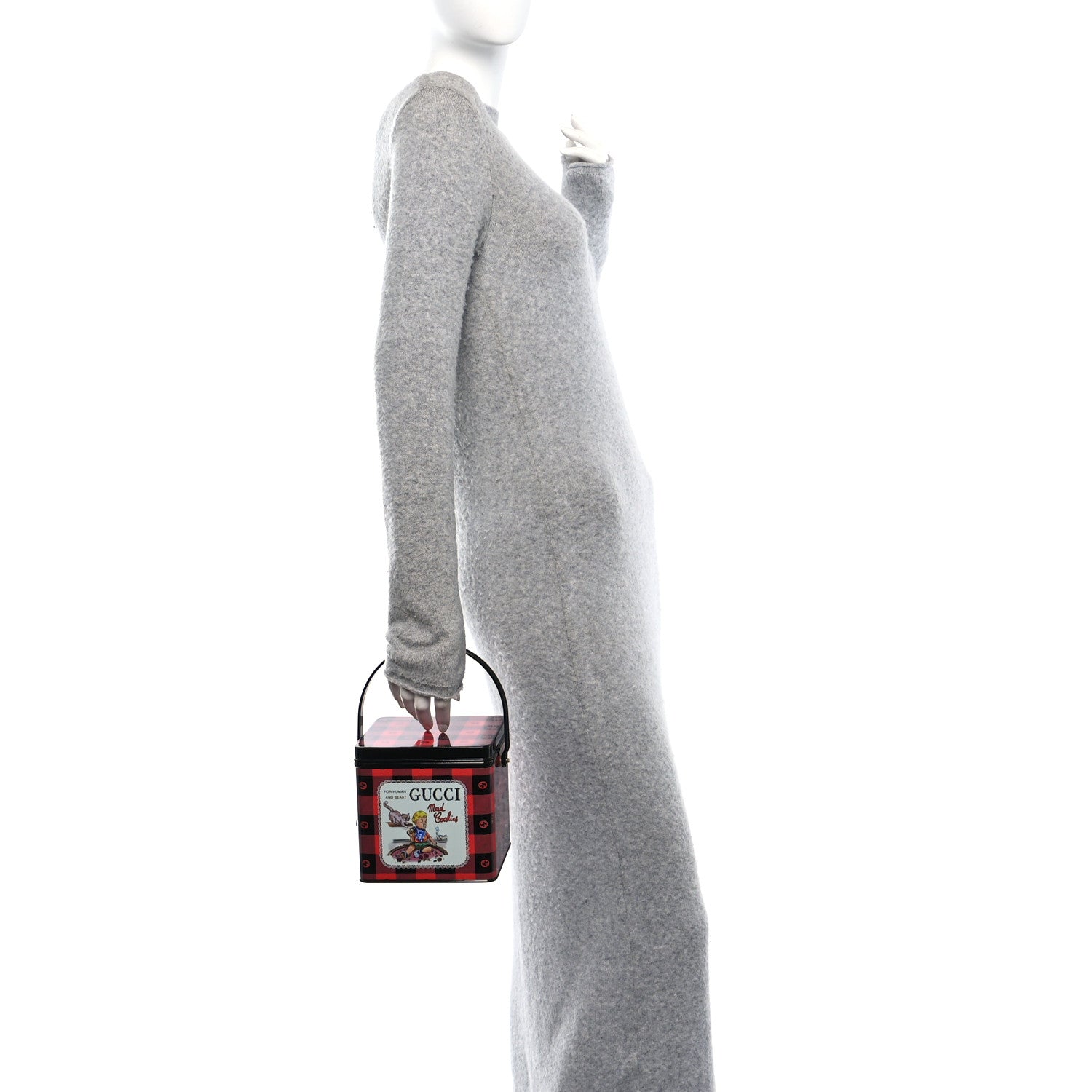 Metal Enamel Mad Cookies Top Handle Bag Multicolor