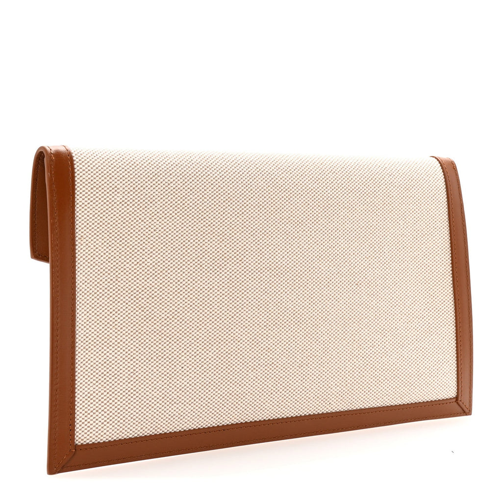 Canvas Uptown Pouch Natural Beige Brick