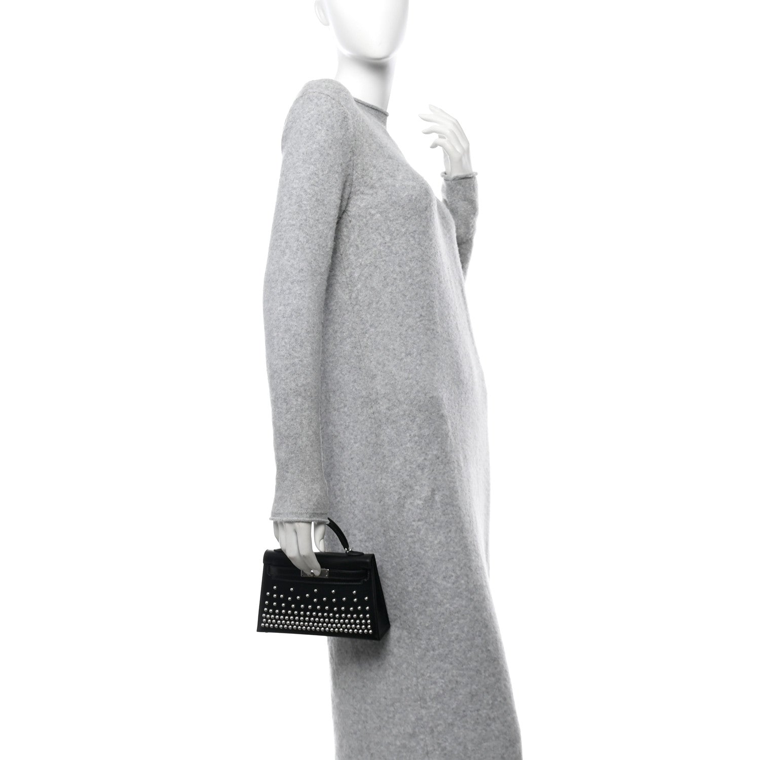 Box Studded Clouté Mini Kelly Sellier 20 Black