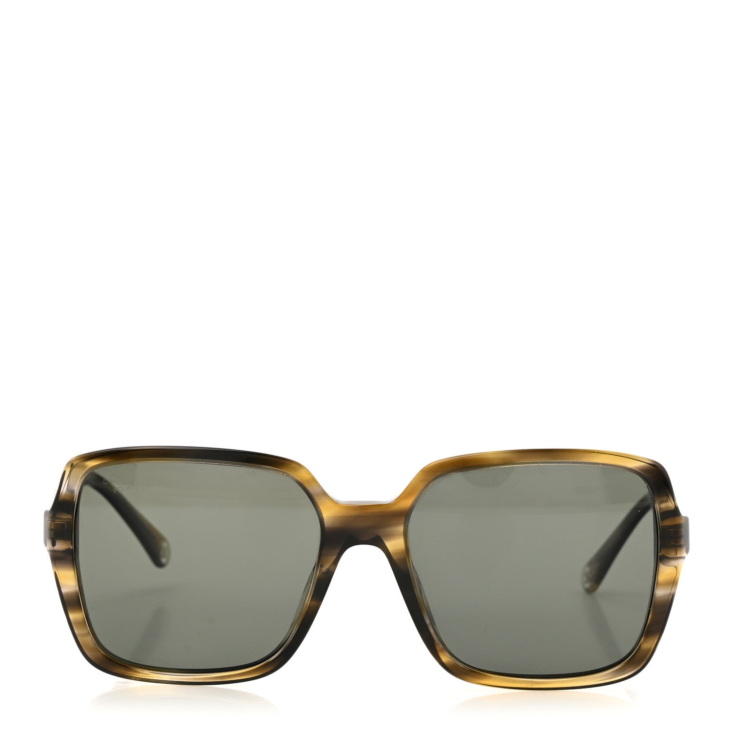 Acetate Square Sunglasses 5505 Brown