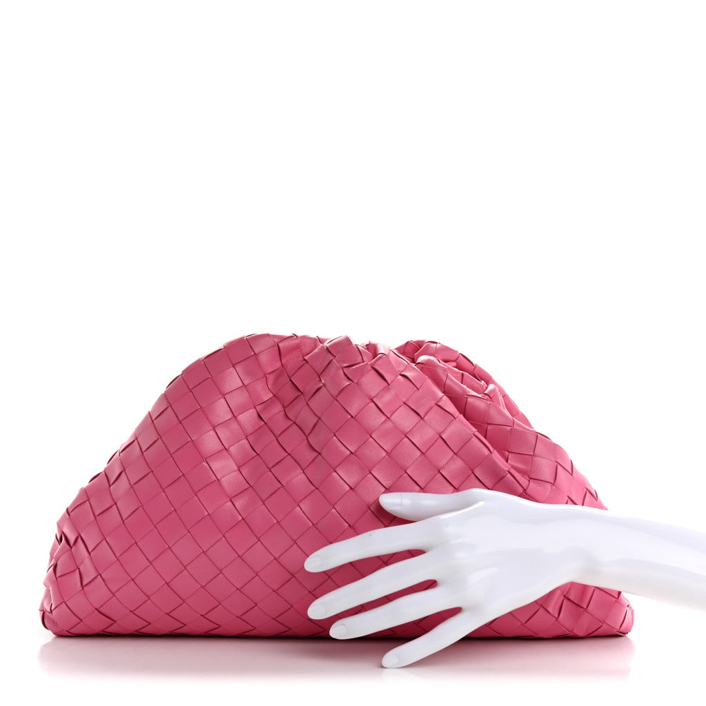 Nappa Maxi Intrecciato The Pouch Oversized Pink