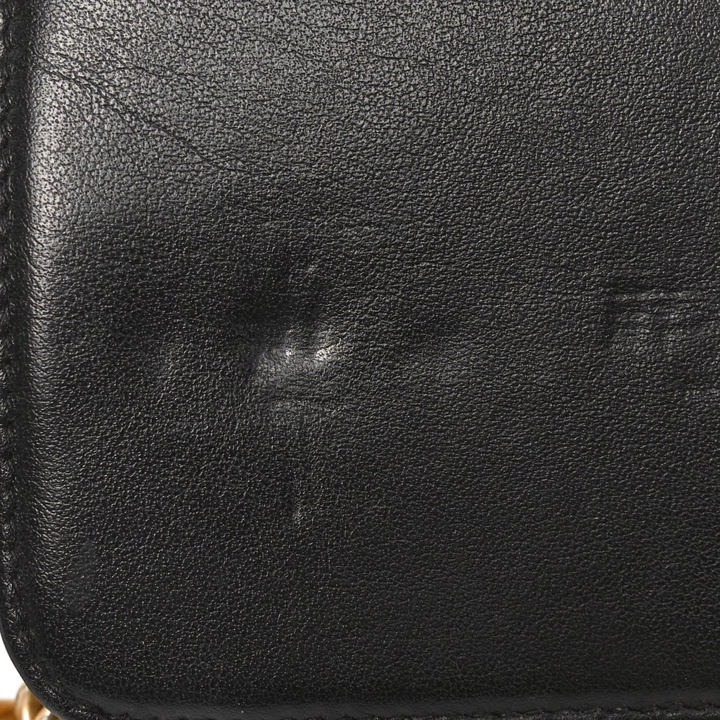 Caviar Quilted Boy Wallet On Chain WOC Black