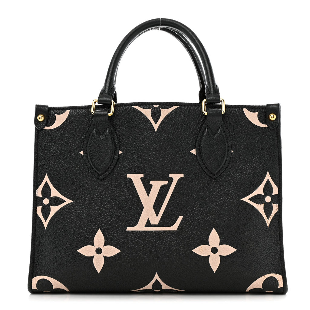 Empreinte Monogram Giant Onthego PM Black Beige