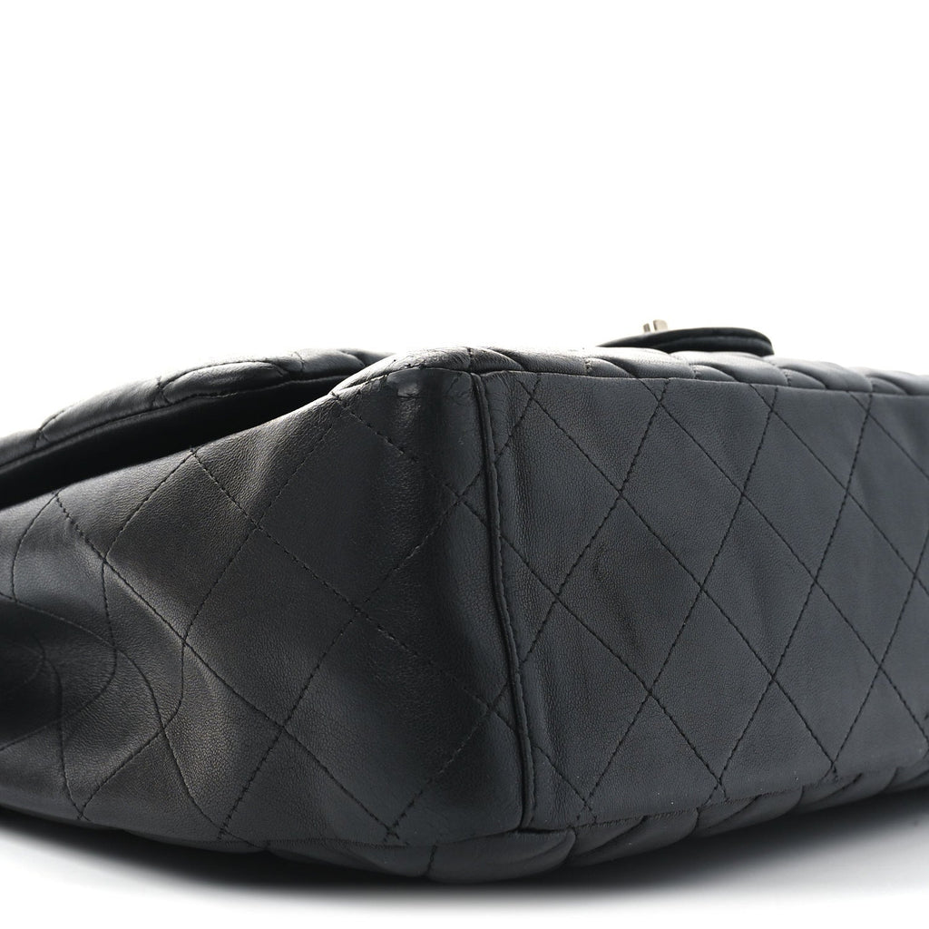Caviar Quilted Maxi Single Flap Black