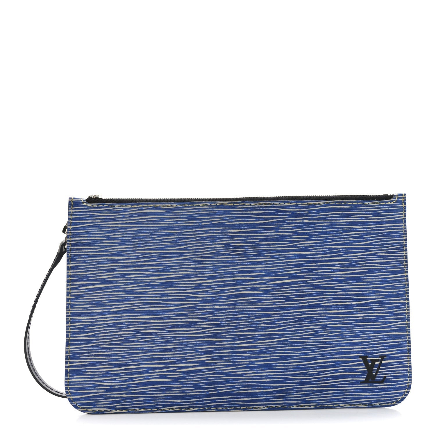 Epi Neverfull Pochette MM Denim Light