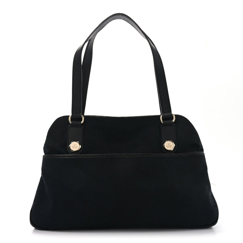 Monogram Medium Charmy Shoulder Bag Black