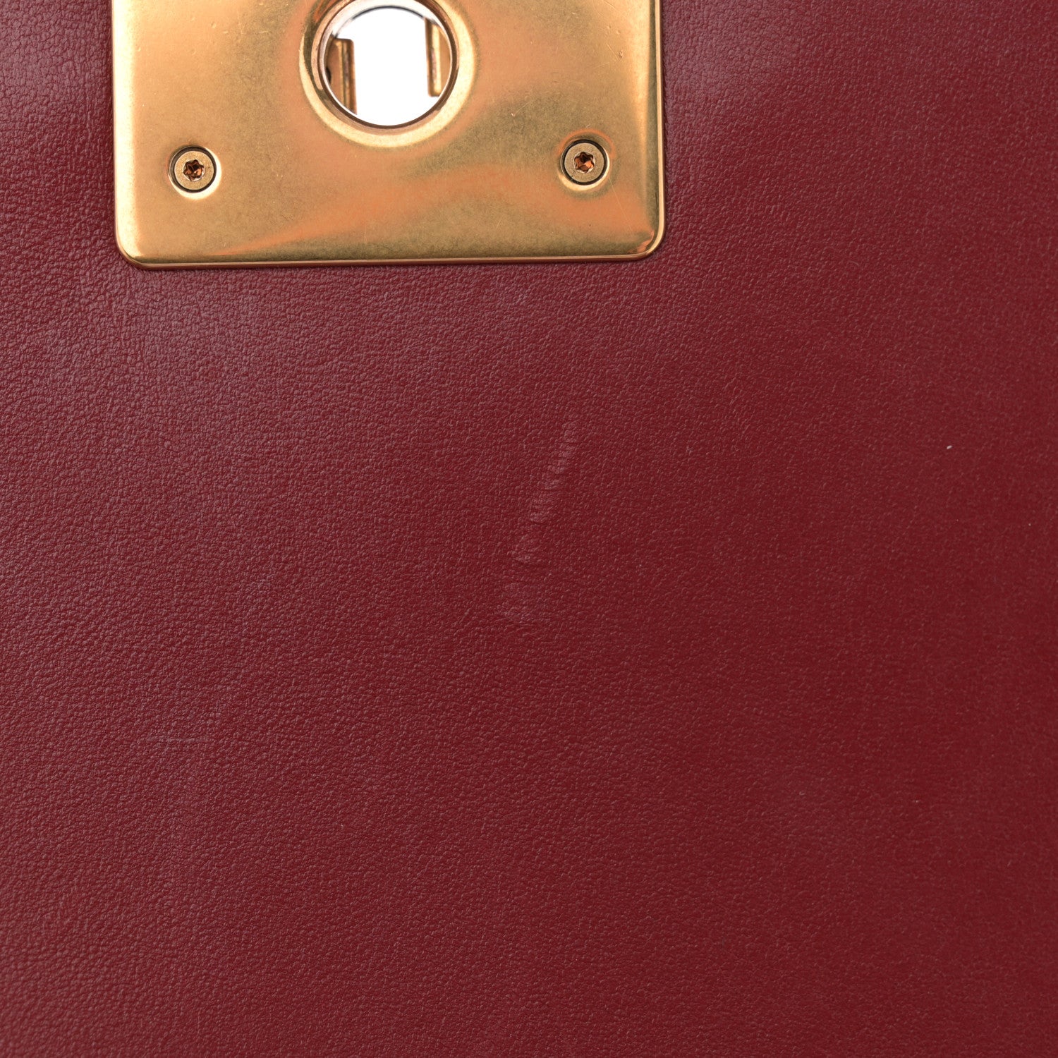 Lambskin Quilted Medium Boy Flap Dark Red