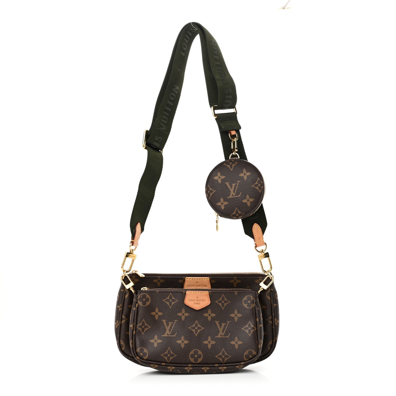 Monogram Multi Pochette Accessories Kaki