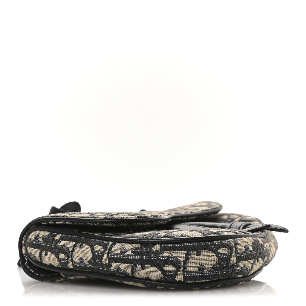 Oblique Mens Mini Saddle Bag Blue