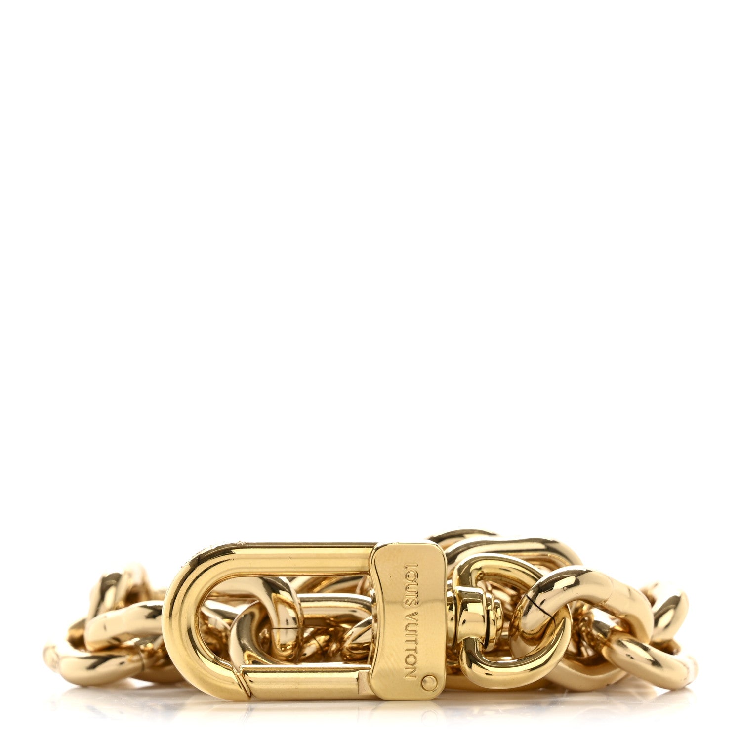 Metal Pochette Accessories Chain Strap Gold