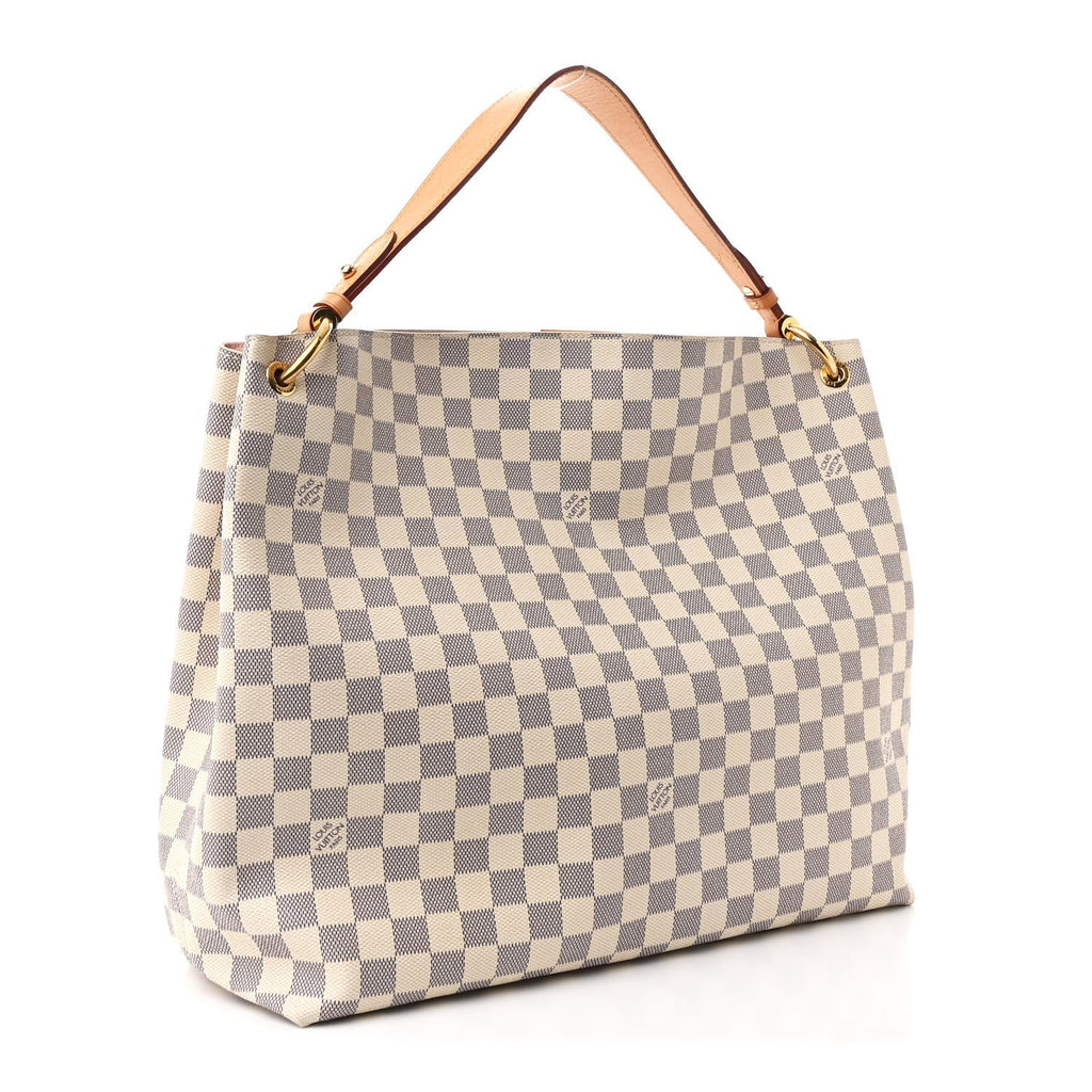 Damier Azur Graceful MM Rose Ballerine