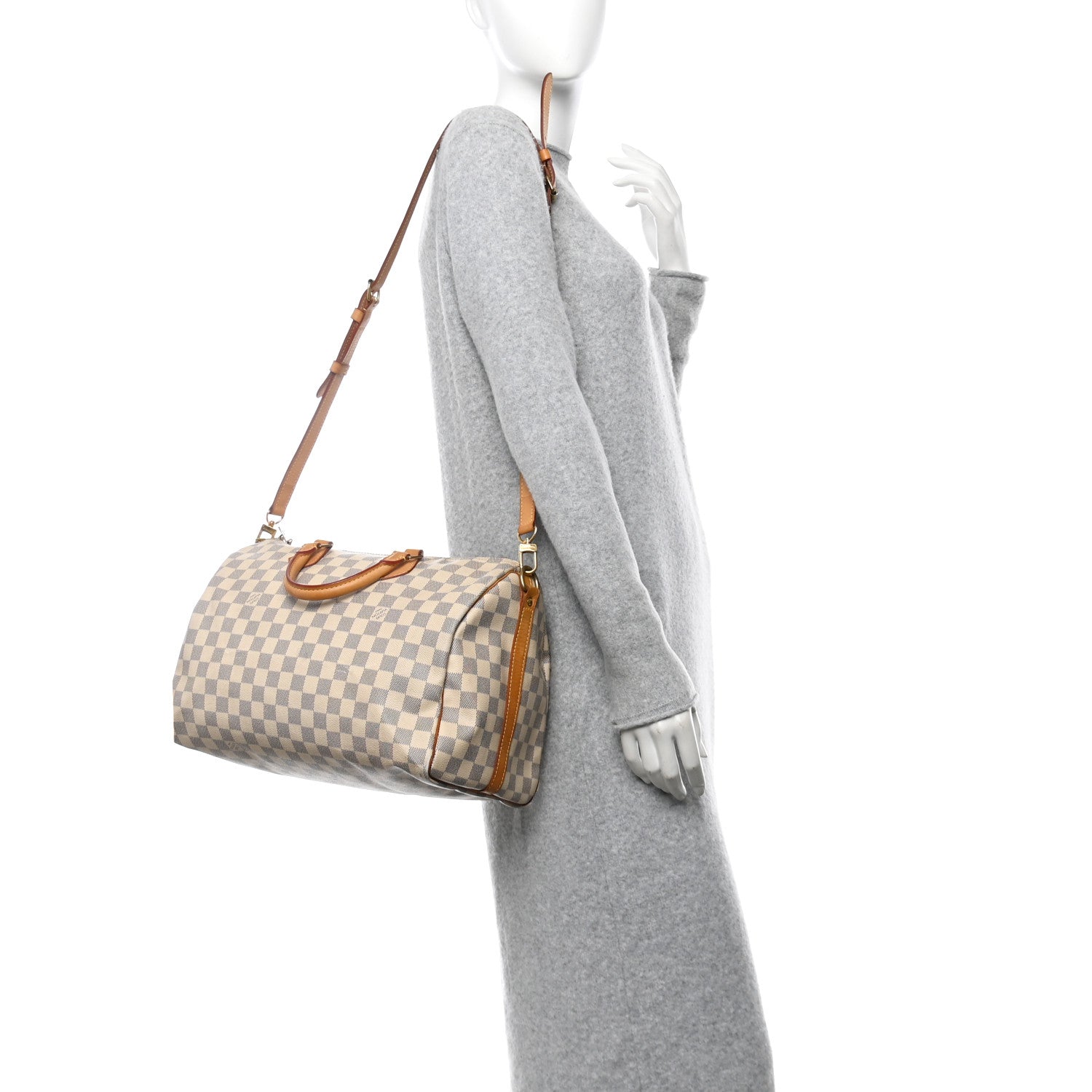 Damier Azur Speedy Bandouliere 35