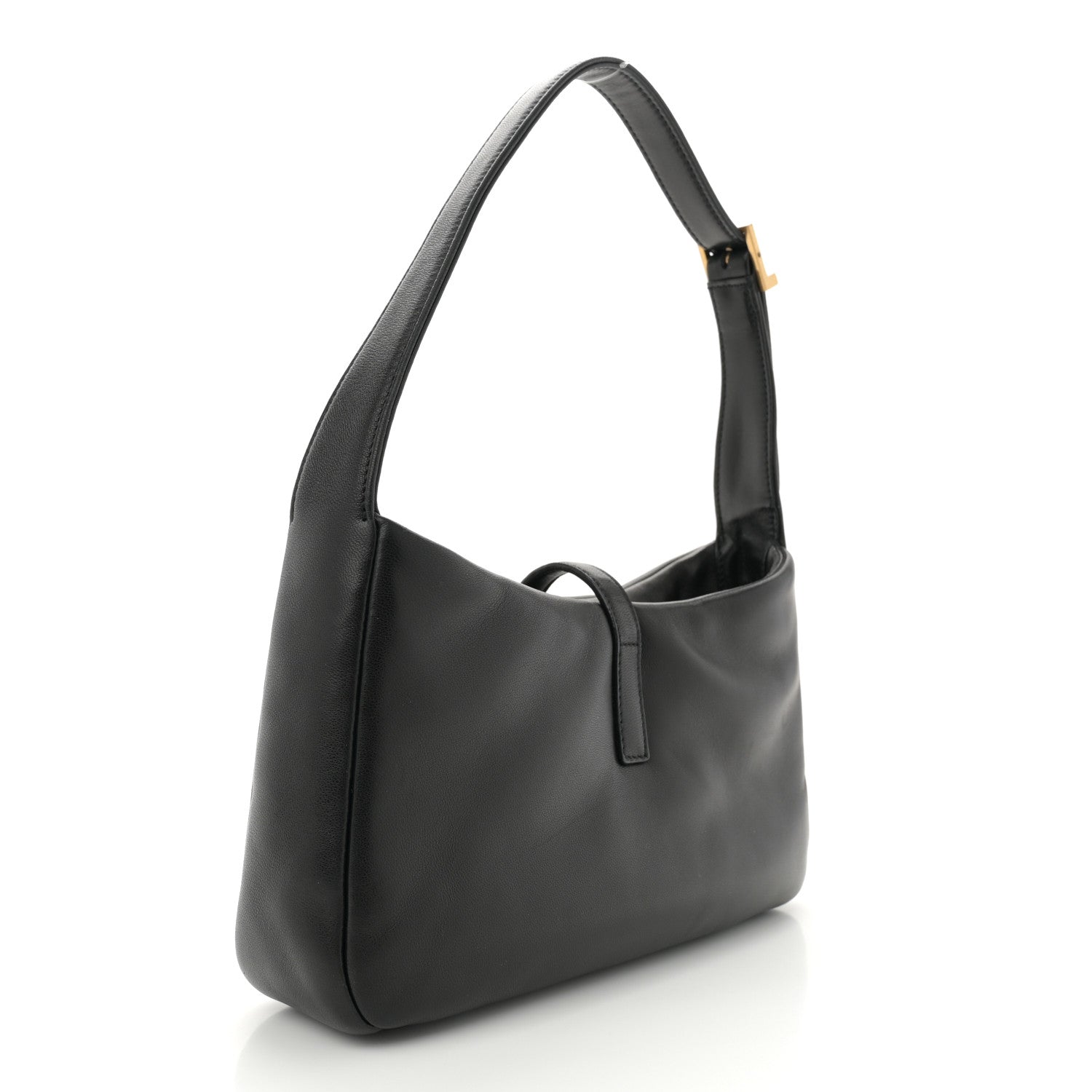Padded Lambskin Le 5 A 7 Hobo Black