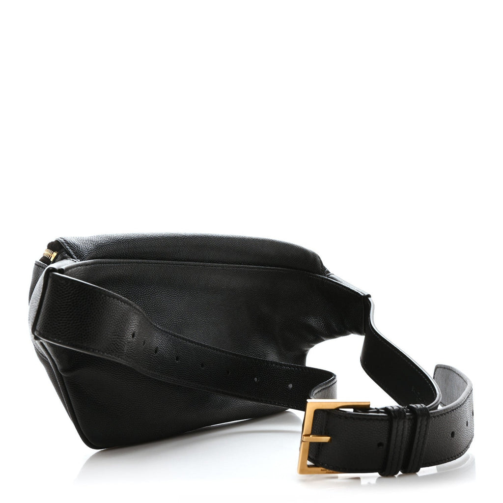 Grain De Poudre Monogram Belt Bag Black