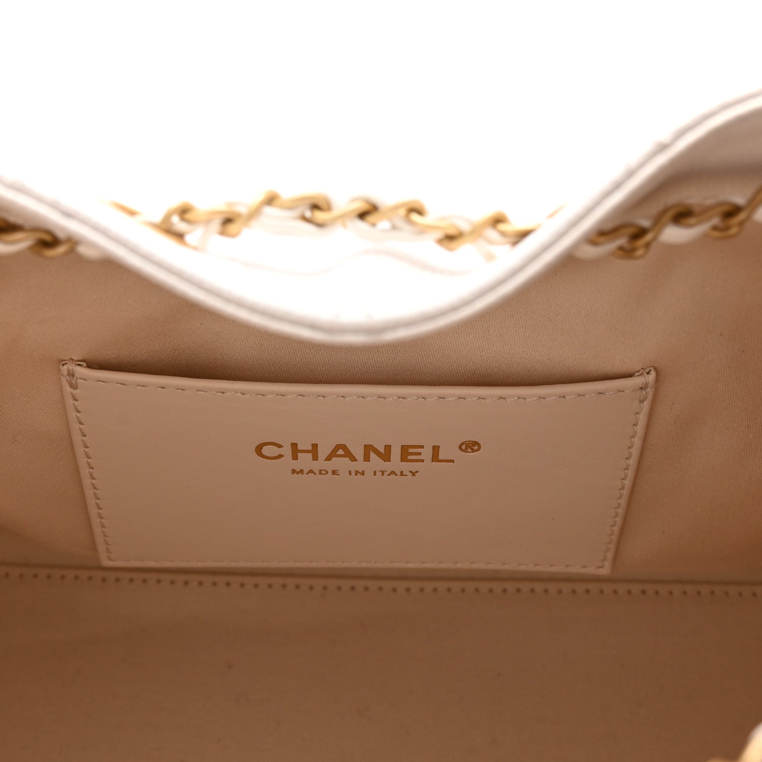 Caviar Quilted Small Chanel 25 Handbag White