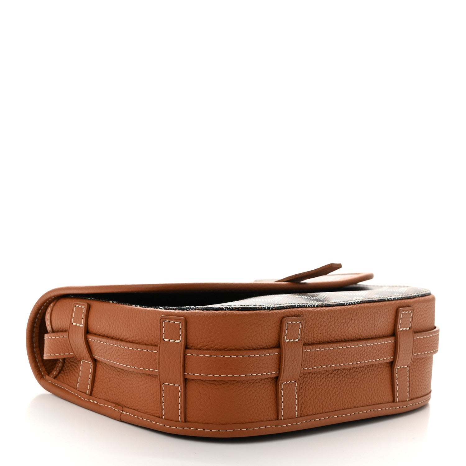 Goyardine Belvedere II PM Messenger Bag Black Gold