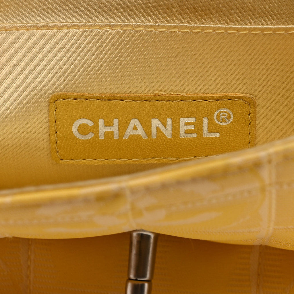 Nylon Medium Travel Flap Yellow