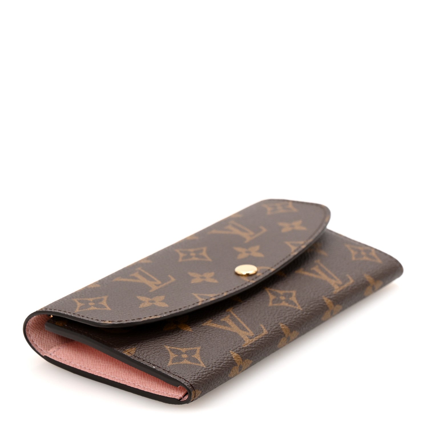 Monogram Emilie Wallet Rose Ballerine