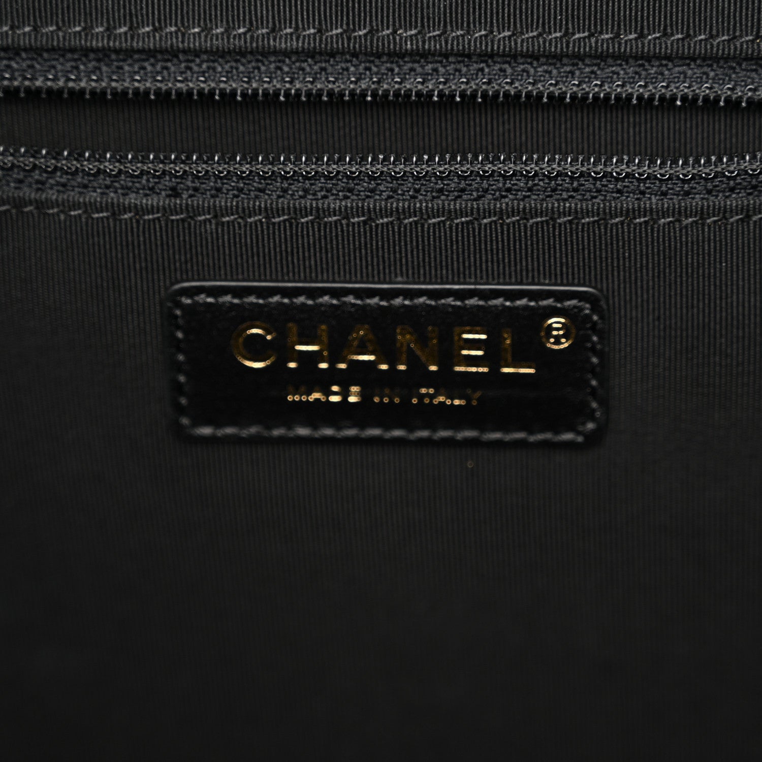 Bullskin Stitched Large Shopping Bag Black