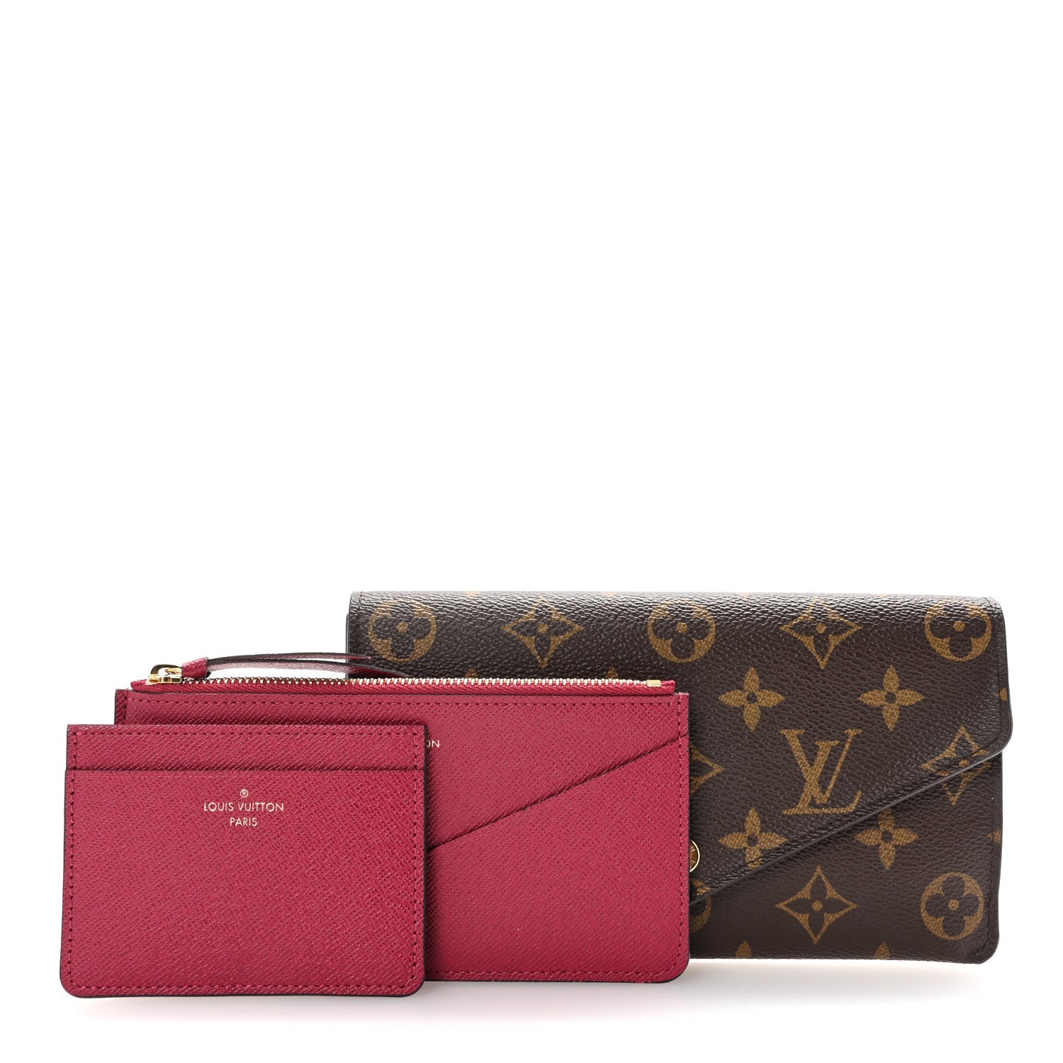 Monogram Kirigami Organizer Set Pondichery Pink