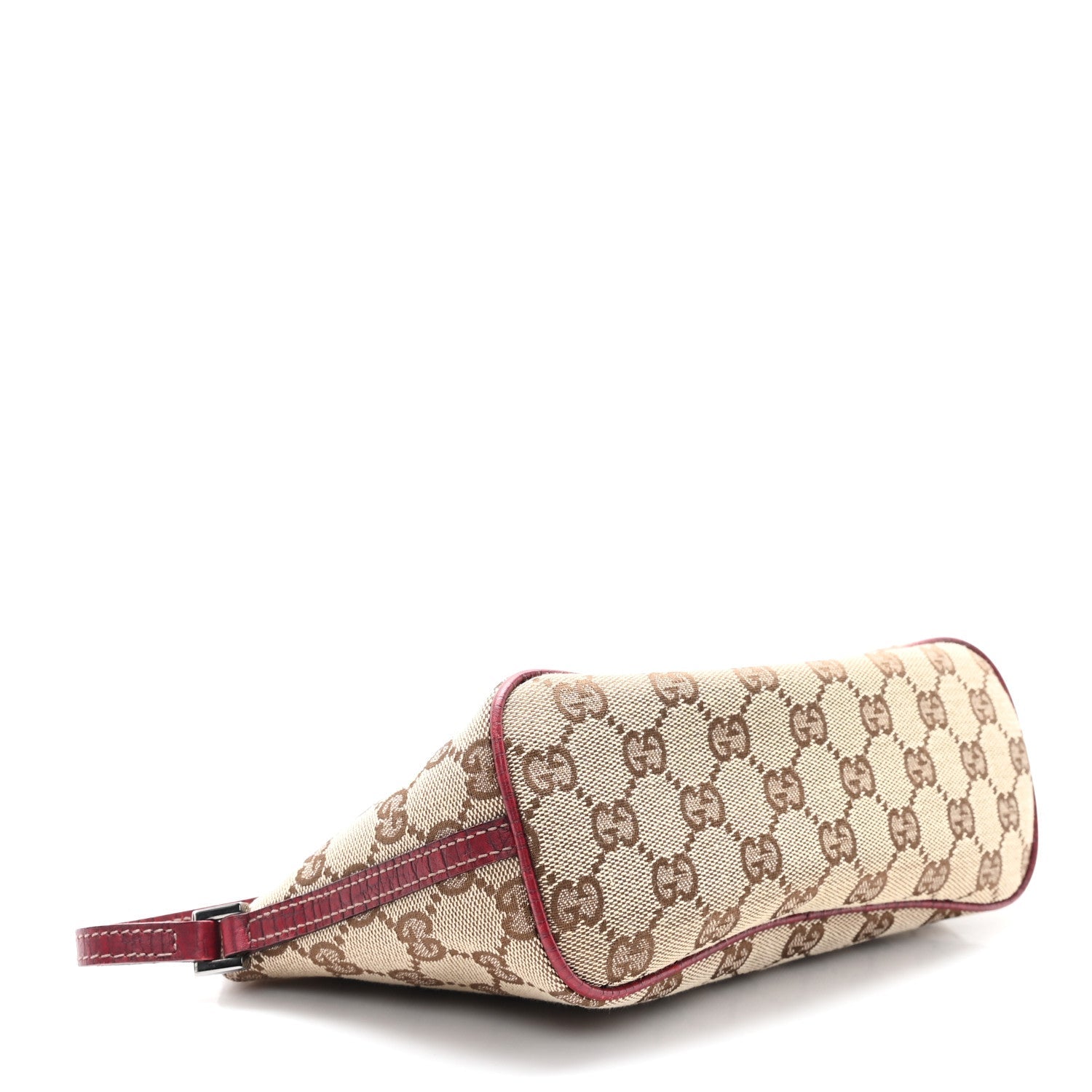 Monogram Web Boat Pochette Red