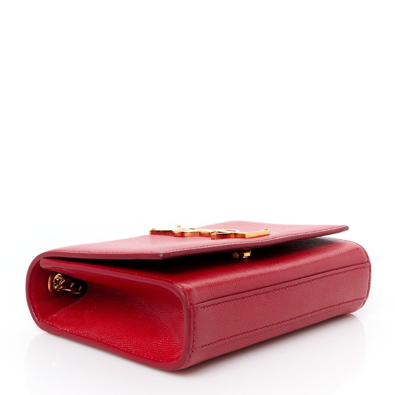 Grain De Poudre Small Monogram Kate Satchel Red