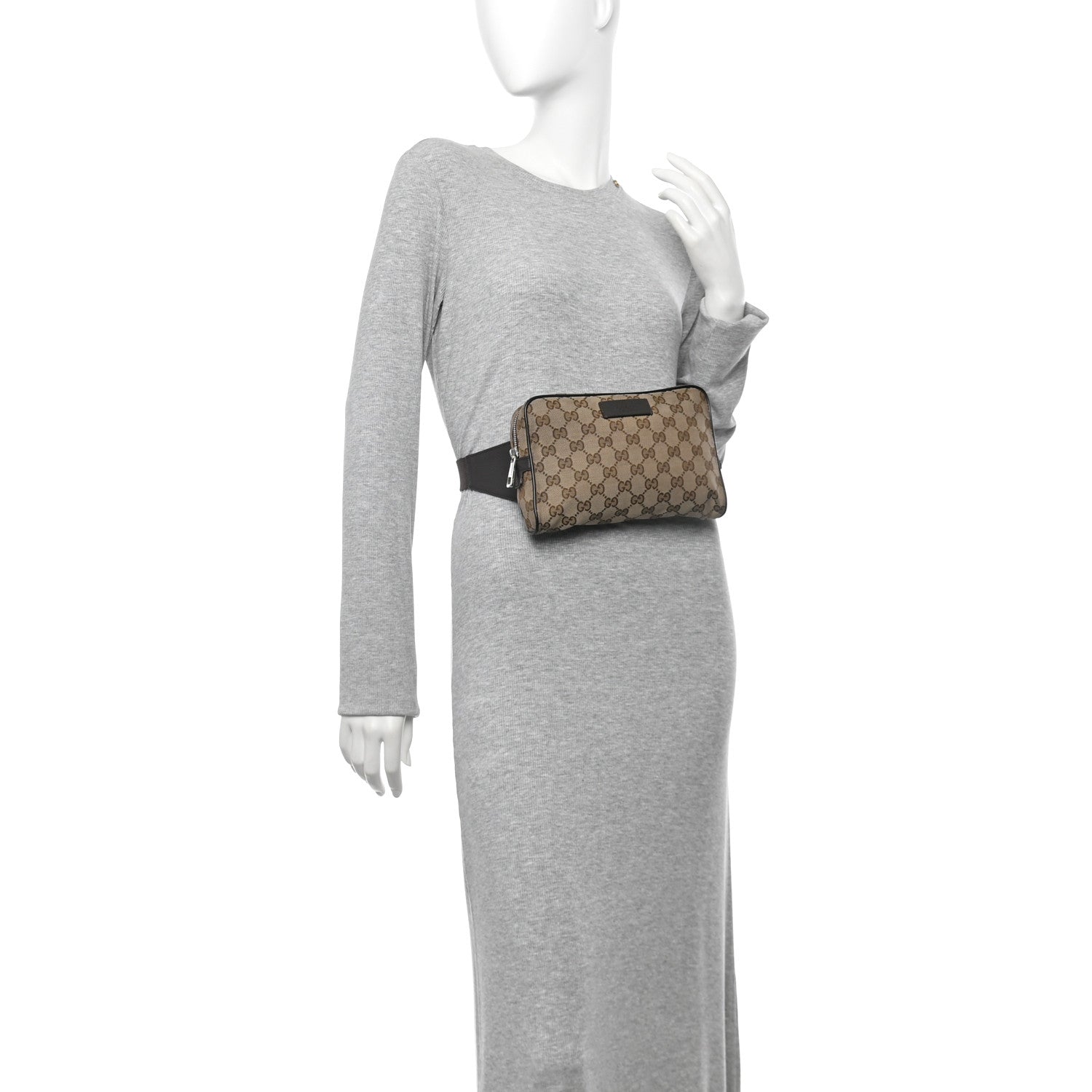 Monogram Belt Bag Dark Brown