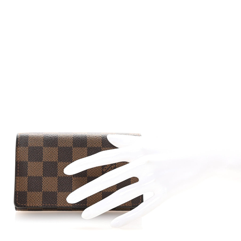Damier Ebene Porte-Monnaie Billets Tresor Wallet