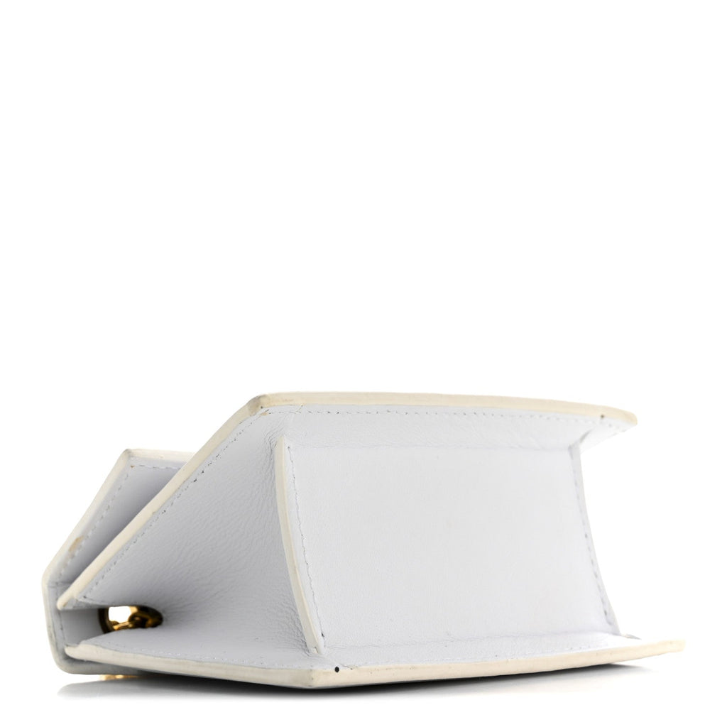 Smooth Calfskin Le Piccolo White