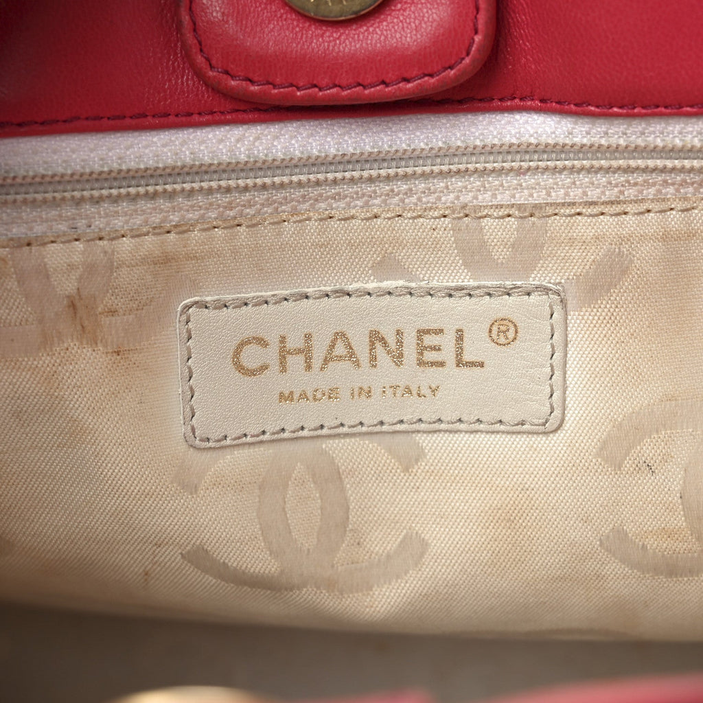 Patent CC Mini Tote Red