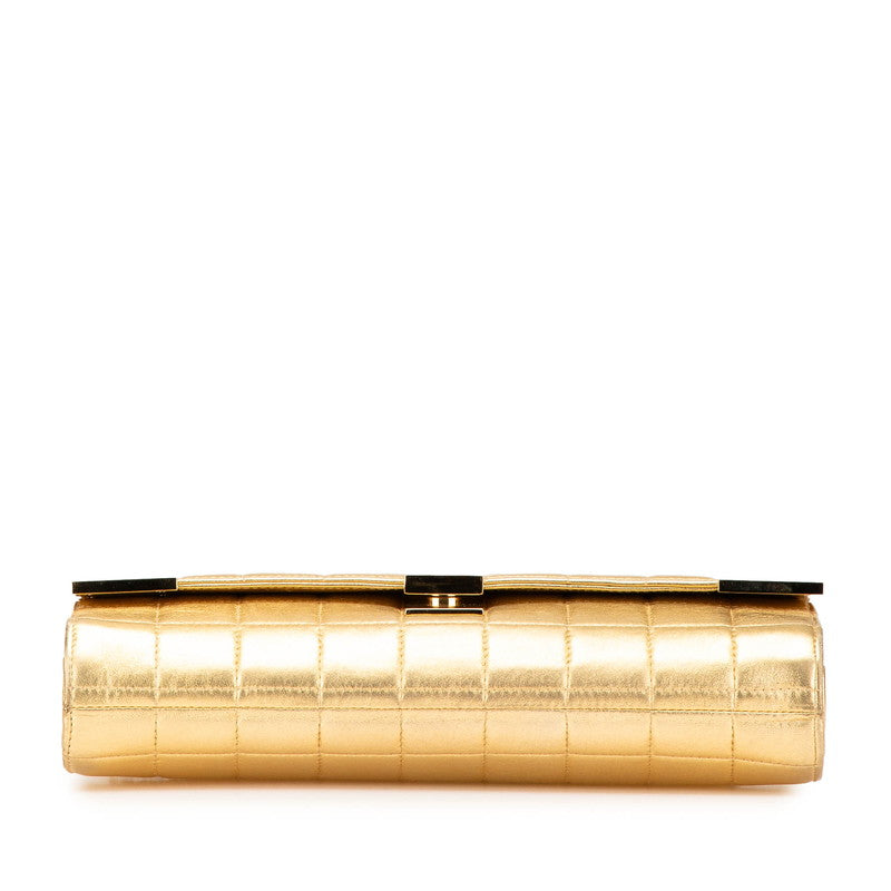 Chanel Choco Bar Lambskin Shoulder Bag