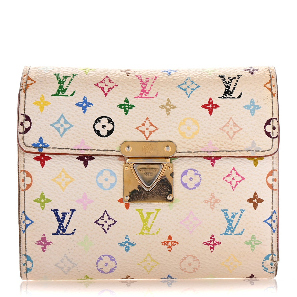 Monogram Multicolor Koala Wallet White
