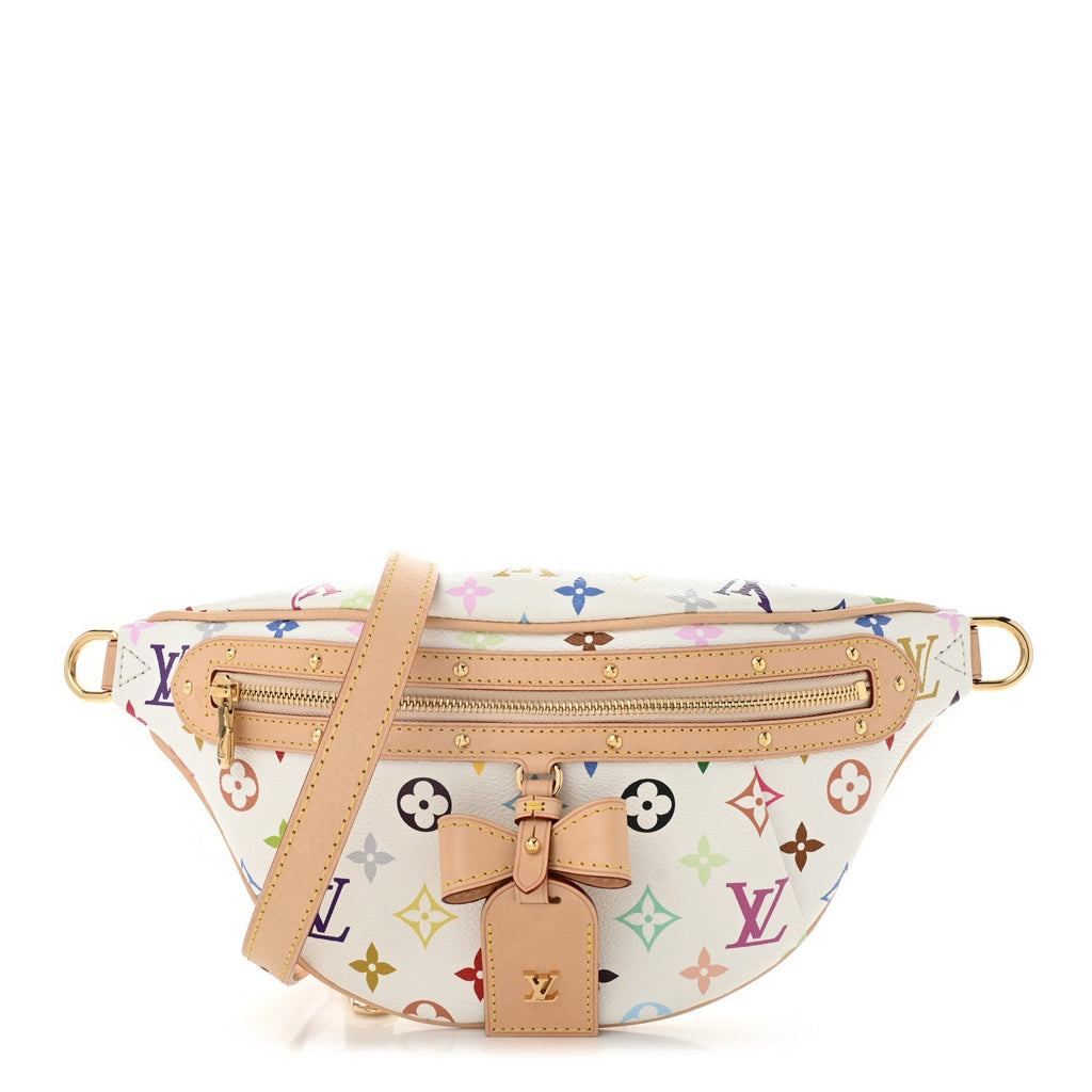 LV X TM Monogram Multicolor High Rise Bumbag White