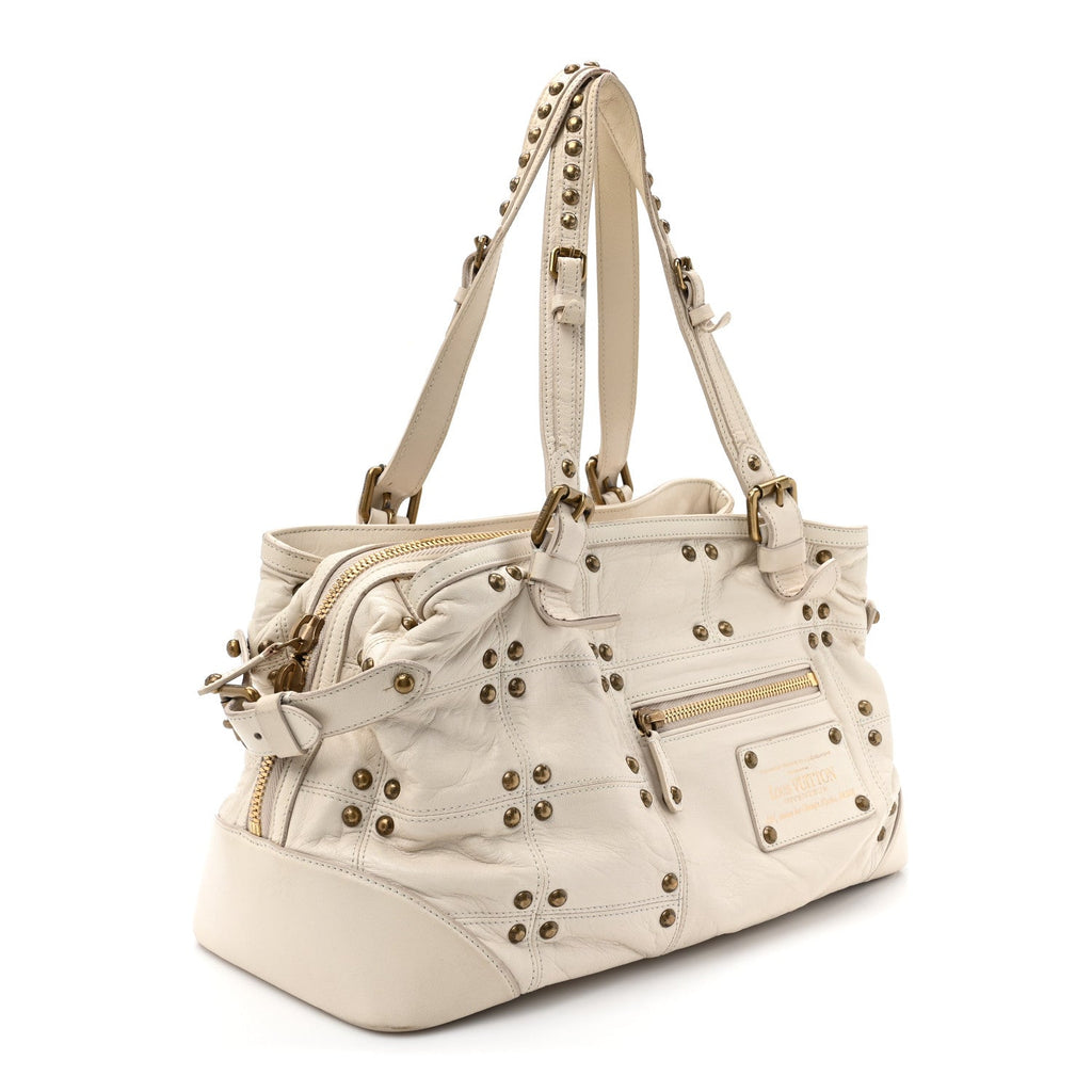 Lambskin Riveting White