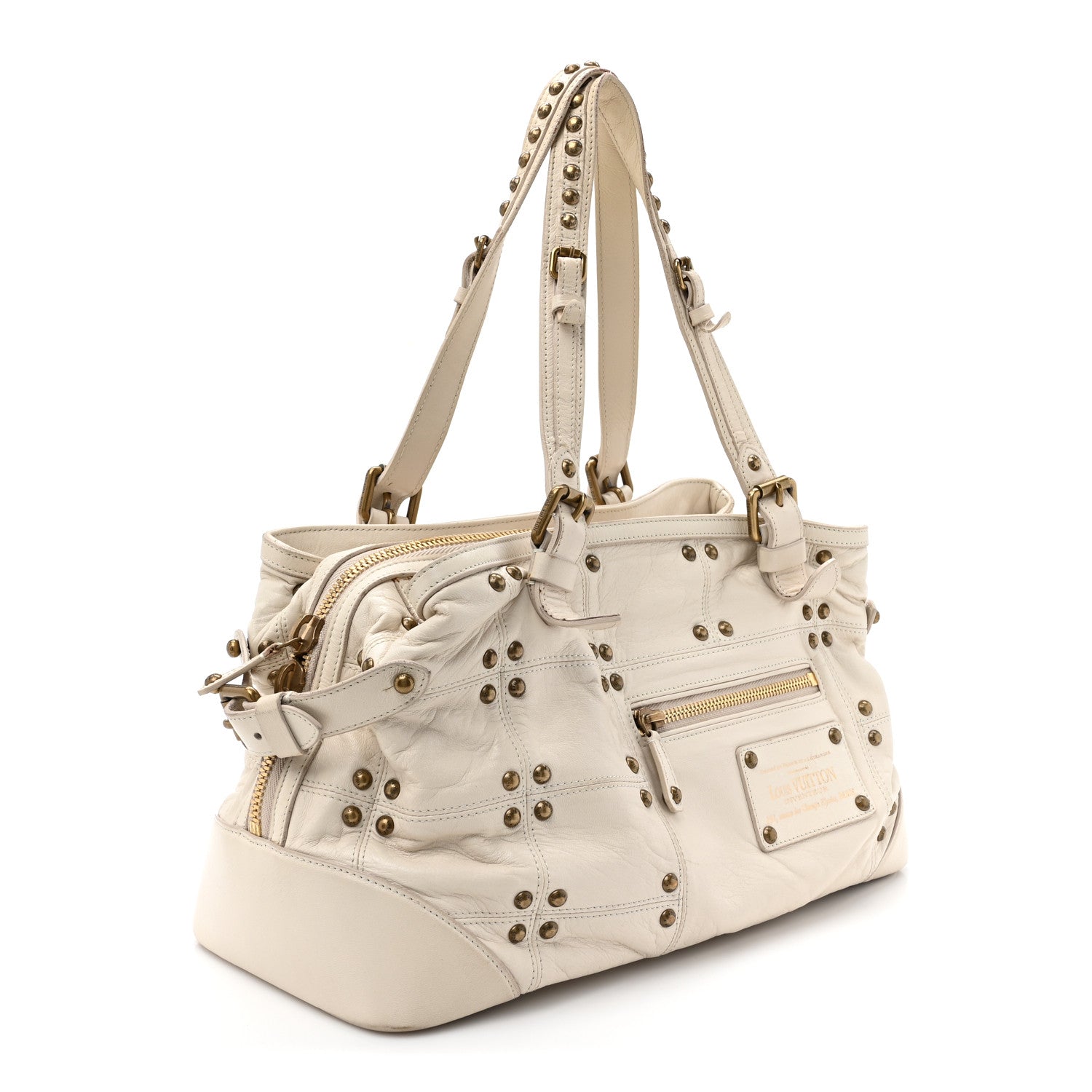 Lambskin Riveting White
