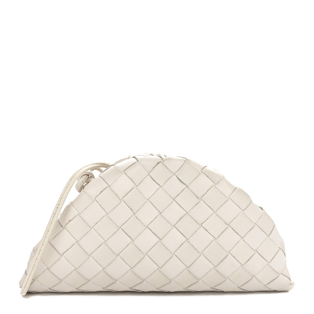 Nappa Intrecciato The Mini Pouch Chalk