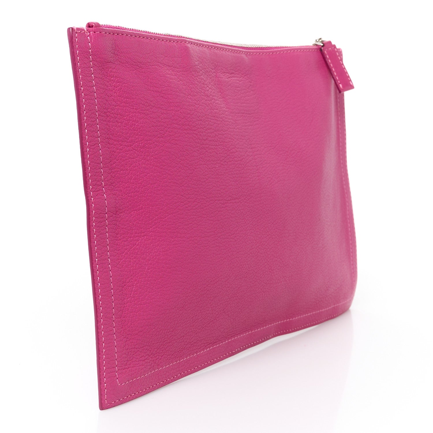 Sugar Goatskin Medium Antigona Pouch Fushia