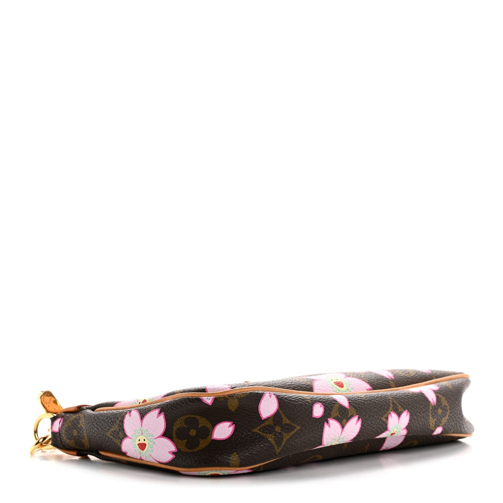 Monogram Cherry Blossom Pochette Accessories Brown
