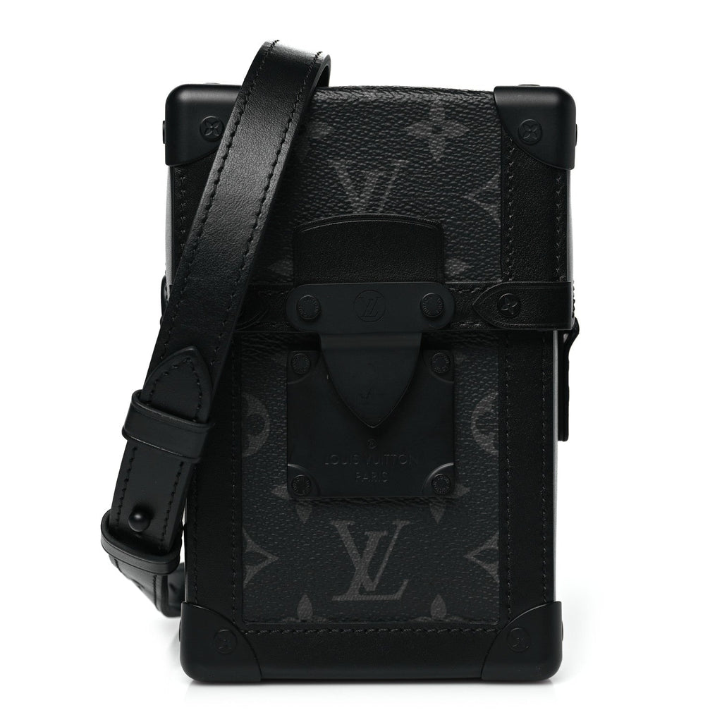 Monogram Eclipse Vertical Trunk Wearable Wallet Black