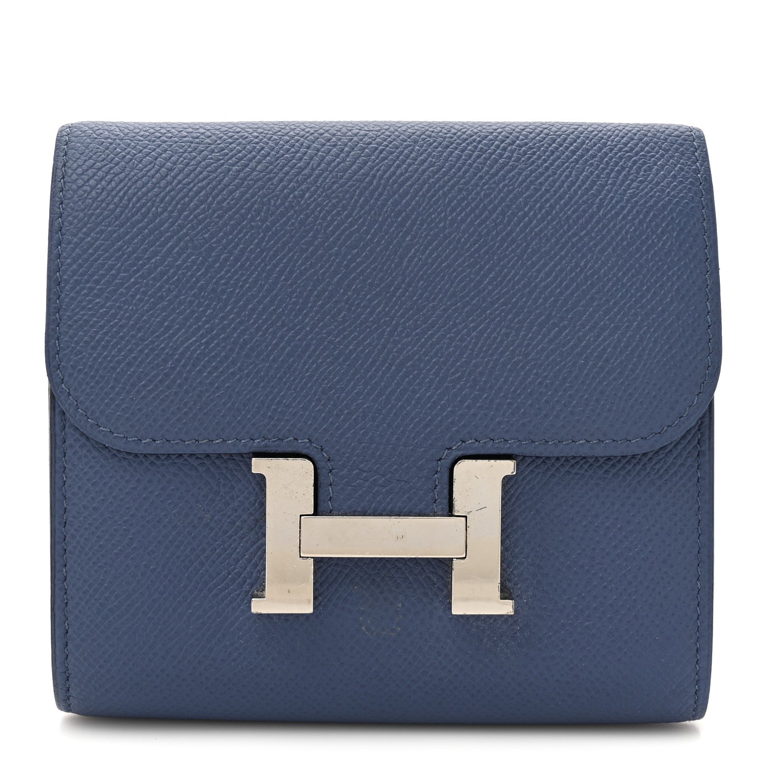 Epsom Verso Constance Short Wallet Bleu Brighton Rouge Pivoine