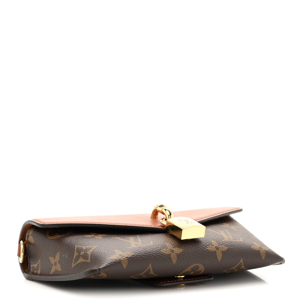 Monogram Padlock On Strap Caramel
