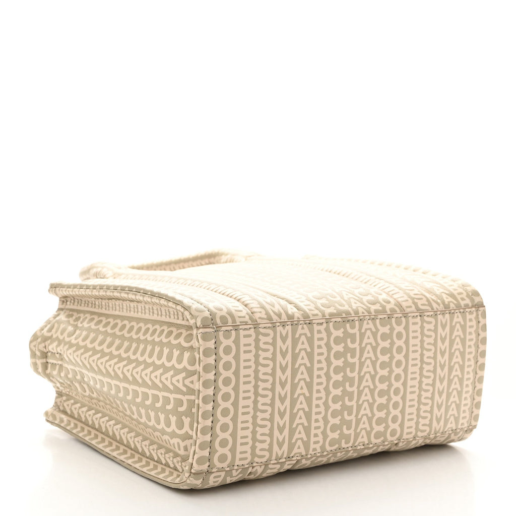 Calfskin Small The Monogram Tote Khaki